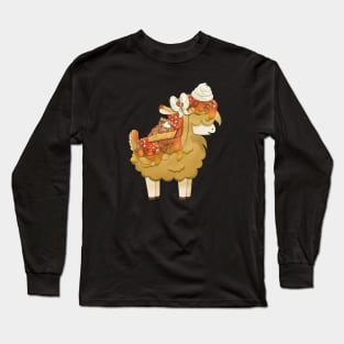 Pecan Pie Alpaca Long Sleeve T-Shirt